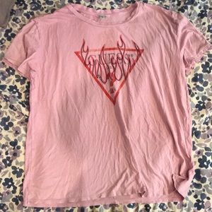 GUESS x PacSun flames tee